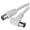Emos Antenna coaxial cable shielded 15m - angle fork