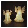 Emos Christmas paper angels with stand, 2 pcs, 28/38 cm, inner