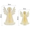 Emos Christmas paper angels with stand, 2 pcs, 28/38 cm, inner