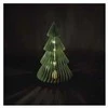 Emos Christmas paper medžio with stand, 30 cm, indoor