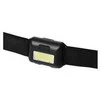 Ant galvos tvirtinamas LED žibintuvėlis P3537 Emos 1W COB LED metalinis/juodas