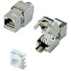 DATACOM Keystone RJ45 STP CAT6A self-cutting Sidabrinis