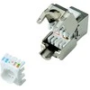 DATACOM Keystone RJ45 STP CAT6A self-cutting Sidabrinis