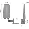 Antena universali DVB-T2/DAB su LTE/4G/5G filtrais J0804 EMOS