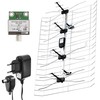 Lauko antena EMOS EM-030, 0–100 km, DVB-T2, DAB, LTE/4G filtras