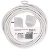 Emos Extension cable 10 m / 1 socket / baltas / PVC / 1.5 mm2
