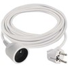 Emos Prailginimo laidas 5 m / 1 lizdas / baltas / PVC / 1,5 mm2