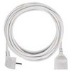 Emos Prailginimo laidas 5 m / 1 lizdas / baltas / PVC / 1,5 mm2