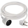 Emos Prailginimo laidas 5 m / 1 lizdas / baltas / PVC / 1,5 mm2