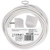 Emos Prailginimo laidas 5 m / 1 lizdas / baltas / PVC / 1,5 mm2