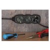 Emos Extension cable 5 m / 3 sockets / juodas / PVC / 1.5 mm2