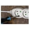Emos Extension cable 5 m / 4 sockets / baltas / PVC / 1.5 mm2