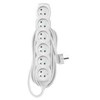 Emos Extension cable 5 m / 6 sockets / baltas / PVC / 1.5 mm2