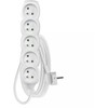 EMOS Extension cable 5 sockets 3m, baltas, PVC, 1,5mm2