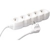 EMOS Extension cable 5 sockets 5m, baltas, PVC, 1,5mm2