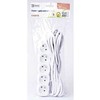 EMOS Extension cable 5 sockets 5m, baltas, PVC, 1,5mm2