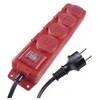 Emos Emos P14151 ilgintuvas su įžeminimu ir jungikliu, 4 lizdai, 5 m IP44 raudonas