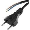 Emos Flexo PVC cord 2×0,75mm2, 3m, juodas