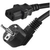 Emos Flexo PVC cord 3×0,75mm2 to PC, 1,5m, juodas