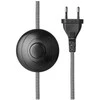 Emos Floor lamp ARTHUR for E27 bulb, 150cm, dark pilkas