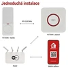 EMOS GoSmart P5735WS belaidis durų skambutis sieniniams lizdams su „Wi-Fi“