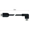 Emos HDMI 2.0 high speed cable A fork - A fork 90° 5 m