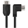 Emos HDMI 2.0 high speed cable A fork - A fork 90° 1.5 m