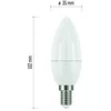 LED lemputė E14 230V 5W 470lm, žvakės formos, šiltai balta, 2700K, EMOS