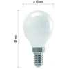 LED lemputė EMOS 4W E14 mini GL Šiltai balta