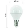LED lemputė EMOS Lighting E14, 220-240V, 5W, 470lm, 2700k, šiltai balta, 30000h, Mini Globe 45x78mm