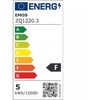 Emos LED bulb Classic Mini Globe 6W E14 warm baltas 3Ks