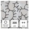 Emos LED Christmas chain - hedgehog, 6 m, indoor and outdoor, cold baltas, timer