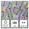 Emos LED Christmas chain - traditional, 26,85 m, indoor and outdoor, multicolor