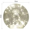Emos LED Christmas glass ball - auksinis, 15 cm, 3x AA, indoor, warm baltas, timer