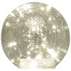 Emos LED Christmas glass ball - auksinis, 15 cm, 3x AA, indoor, warm baltas, timer
