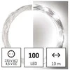 Kalėdų eglutės žiburiai Emos 100 LED balta šilta