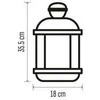 Emos LED decoration - Christmas lantern with candles