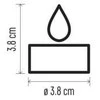 Emos LED decoration - tea light auksinis, CR2032, indoor, vintage, 6 pcs