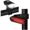 Emos LED Front Rear Rechargeable Bike Flashlight P3923, 90 lm