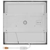 Emos LED luminaire NEXXO, square, sidabrinis, 28,5W, with CCT change