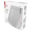 Emos LED luminaire RUBIC, square, 18W neutral baltas