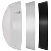 Lubinis šviestuvas Emos LED luminaire ZURI, round juodas/baltas 14W warm baltas