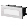 Emos LED orientation recessed luminaire AMAL 123×53, 1,5W tep. baltas, IP65