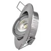 Emos LED spotlight SIMMI sidabrinis, circle 5W warm baltas