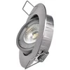 Emos LED spotlight SIMMI sidabrinis, circle 5W neutr. Baltas