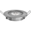 Emos LED spotlight SIMMI sidabrinis, circle 5W neutr. Baltas