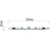 Emos linijinė halogeninė lemputė J118 140W R7s šiltos baltos spalvos