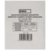 Emos Akumuliatorius 12V/4.5Ah juodas