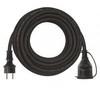 Extension cable 1 socket 3x2.5 mm2 10 m juodas P01710R EMOS