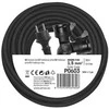 „Emos“ ilgintuvas „Emos P0603“ 2 lizdai 20 m 3 × 1,5 mm guma
